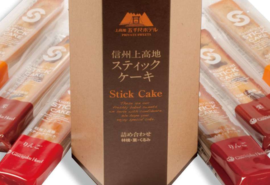 上高地スティックケーキ6本詰め合わせ